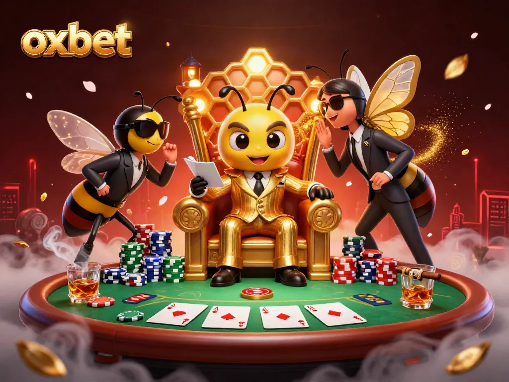 Engage with oxbet's thrilling casino experience, featuring a mob boss and games of chance.