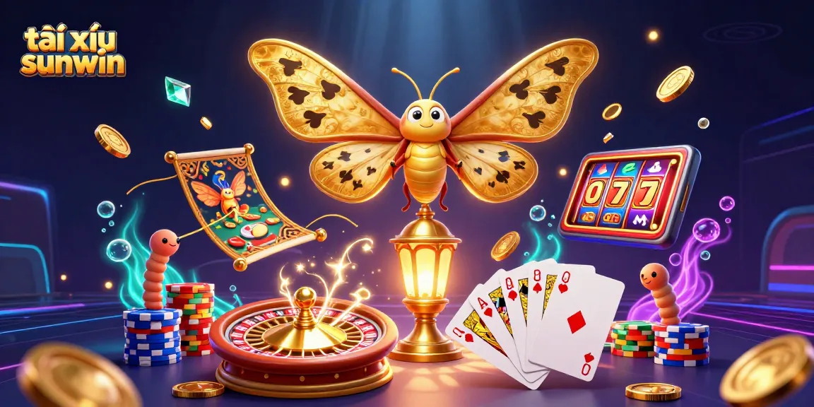 Experience the thrilling gameplay of tài xỉu sunwin with vibrant casino visuals and engaging elements.