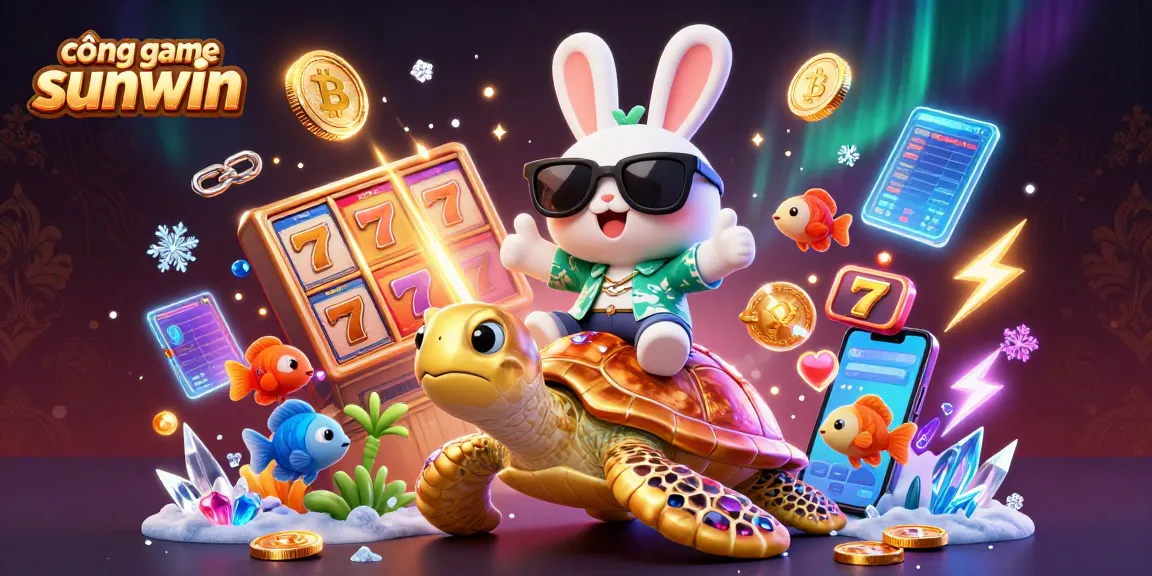 Celebrate wins at cổng game sunwin with fun characters and vibrant casino elements!
