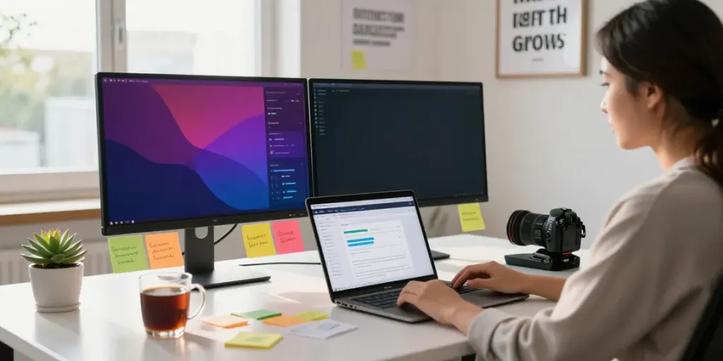 Instant indexing strategies in a professional digital marketing workspace.