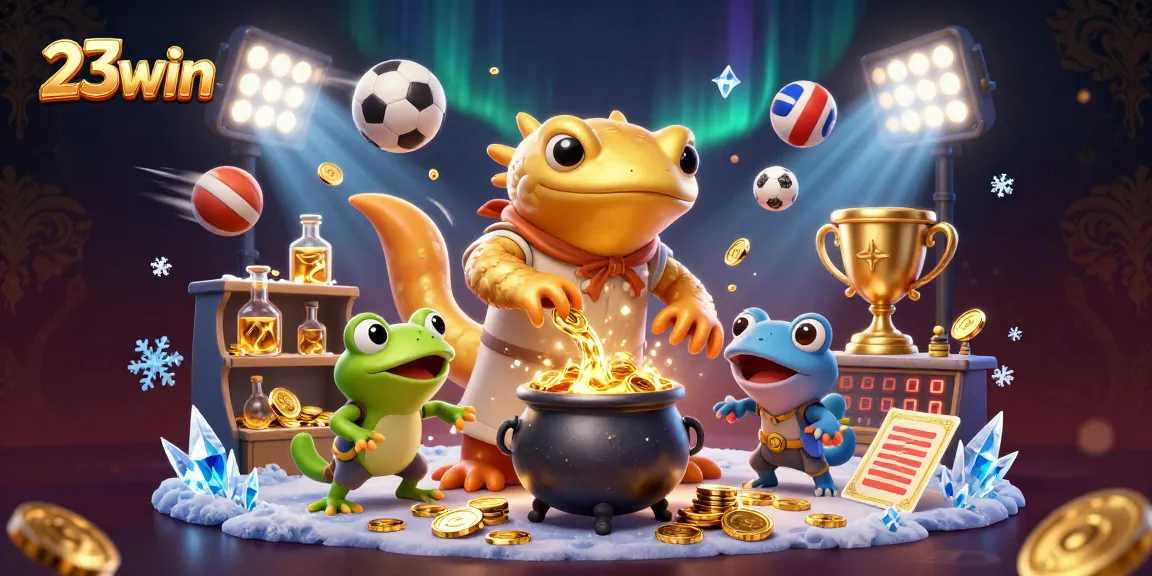 Engage with winning strategies at 23win featuring magical alchemists and dynamic sports elements.
