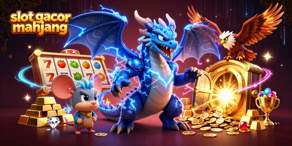 Experience the excitement of slot gacor mahjong with vibrant characters and dynamic gaming elements.
